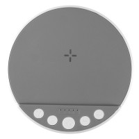 RENNE, wireless speaker 3w, wireless charger 15w, with 6 relaxing sleep melodies, white