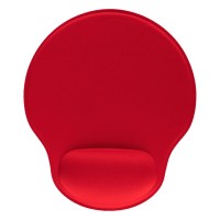 ROUND PAD, mouse pad, red