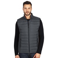 NOVA MEN, padded winter vest, dark gray