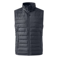 NOVA MEN, padded winter vest, dark gray