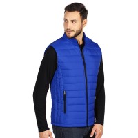 NOVA MEN, padded winter vest, royal blue