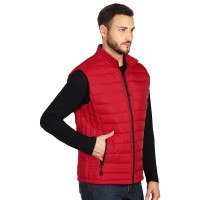 NOVA MEN, padded winter vest, red