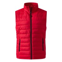 NOVA MEN, padded winter vest, red