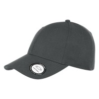 SPOTTER, cap, 6 panels, rubber back closure, dark gray