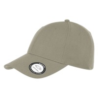 SPOTTER, cap, 6 panels, rubber back closure, beige