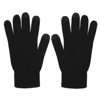 SWIPE, gloves with three active touch fingers, black