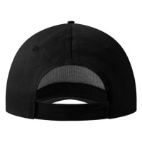 DEBBI, cap with 5 panels, velcro back closure, black