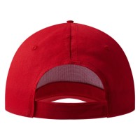 DEBBI, cap with 5 panels, velcro back closure, red
