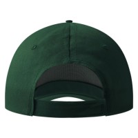 DEBBI, cap with 5 panels, velcro back closure, green