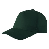 DEBBI, cap with 5 panels, velcro back closure, green