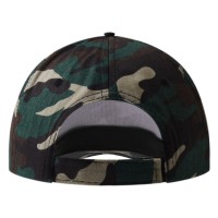 DEBBI, cap with 5 panels, velcro back closure, camouflage