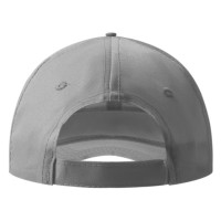 SPRINT, cap with 6 panels, sandwich sun shade, velcro back closure, gray