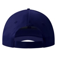 SPRINT, cap with 6 panels, sandwich sun shade, velcro back closure, blue