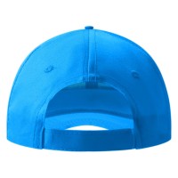 SPRINT, cap with 6 panels, sandwich sun shade, velcro back closure, turquoise