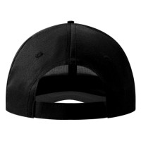 BASEBALL, cap with 5 panels, velcro back closure, black