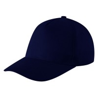 SUPER PROMO, cap, 5 panels, velcro back closure, blue