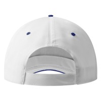 FIVE, cap with 5 panels, velcro back closure, royal blue