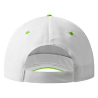 FIVE, cap with 5 panels, velcro back closure, kiwi