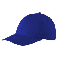 SCOUT, cap with 6 panels, velcro back closure, royal blue