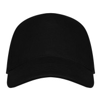 RUNNER 5, cap with 5 panels, metal buckle back closure, black