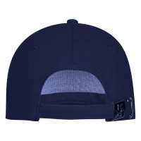 RUNNER 5, cap with 5 panels, metal buckle back closure, blue
