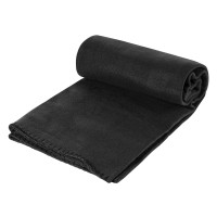 BLANKET FLAT, polar-fleece blanket, 180 g/m2, black