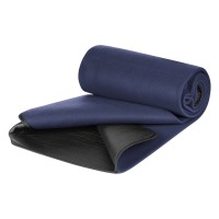 BLANKET SQUARE, water-resistant polar-fleece blanket, 180 g/m2, blue