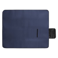 BLANKET SQUARE, water-resistant polar-fleece blanket, 180 g/m2, blue