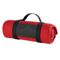 BLANKET ROLL, polar-fleece blanket, 180 g/m2, red