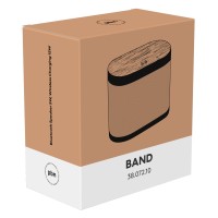 BAND, wireless speaker 5w and wireless charger, 15w, black