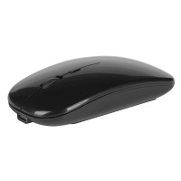 DIGITAL, rf wireless mouse with rechargable battery, black