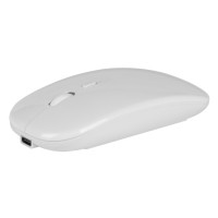 DIGITAL, rf wireless mouse with rechargable battery, white
