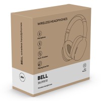 BELL, wireless foldable headphones, white
