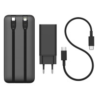 REVOLUTION, magnetic power station 4 x 10.000 mah, 65w, black