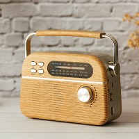 RETRO TUNE, radio and wireless speaker, 3w, beige