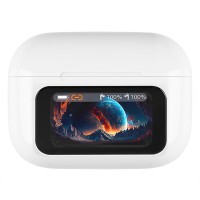 DECIBEL PLUS, wireless stereo earbuds, white