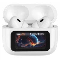 DECIBEL PLUS, wireless stereo earbuds, white