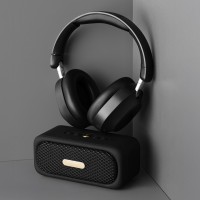 HENDRIX, audio set 2/1, headphones and wireless speaker 2 x 10w, in a gift box, black