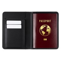 PASSPORT FINDER, find my passport holder, rechargeable, black