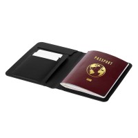 PASSPORT FINDER, find my passport holder, rechargeable, black
