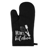 MUFFIN GLOVE, oven mitten, black