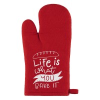 MUFFIN GLOVE, oven mitten, red