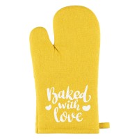 MUFFIN GLOVE, oven mitten, yellow
