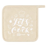 MUFFIN PAD, potholder, off white