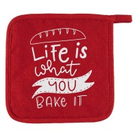 MUFFIN PAD, potholder, red
