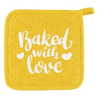 MUFFIN PAD, potholder, yellow