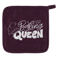 MUFFIN PAD, potholder, plum