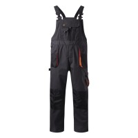 HAMMER BIB PANTS, workwear bib pants, dark gray