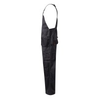 HAMMER BIB PANTS, workwear bib pants, dark gray