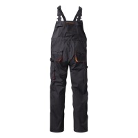 HAMMER BIB PANTS, workwear bib pants, dark gray